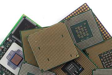 Image showing computer chips texture