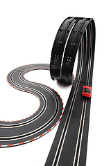 Image showing racing track isolated