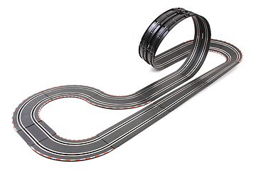 Image showing racing track isolated