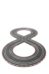 Image showing racing track isolated
