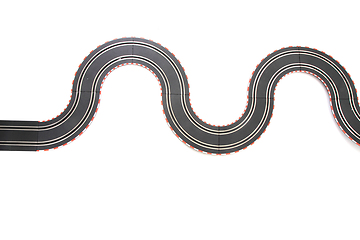 Image showing racing track isolated