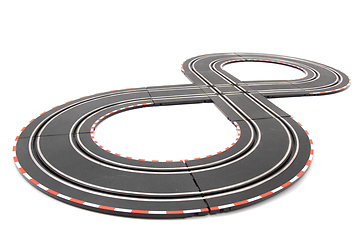 Image showing racing track isolated