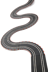 Image showing racing track isolated