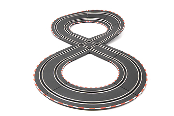 Image showing racing track isolated