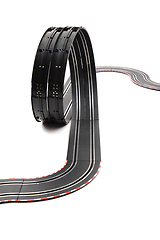 Image showing racing track isolated