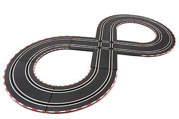 Image showing racing track isolated