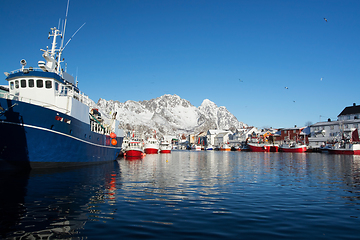 Image showing Henningsvaer, Norway