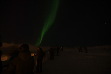 Image showing Northern Lights over Tromso, Norway