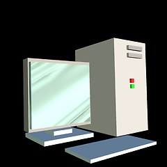 Image showing PC With Flat Screen