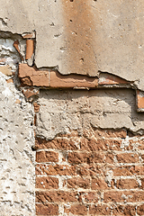 Image showing Wall of the ruins of the fortress