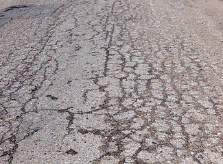 Image showing cracked road