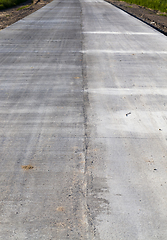 Image showing gray concrete road
