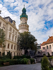 Image showing View of the fire tower, Sopron