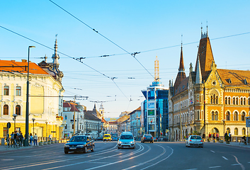 Image showing Road traffic Cluj Napoca Romania