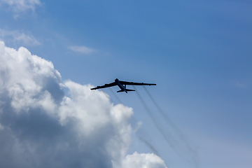 Image showing Bomber in military training Saber Strike in Latvia.