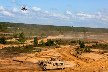 Image showing Military training Saber Strike in Latvia.