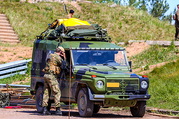 Image showing Military training Saber Strike in Latvia.