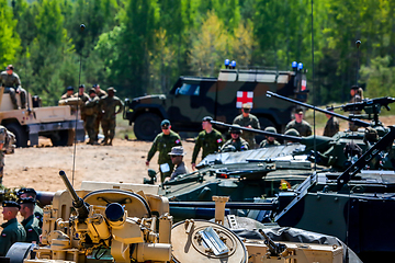 Image showing Military training Saber Strike in Latvia.