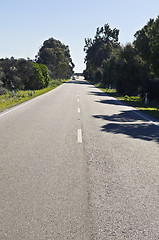 Image showing Straight road