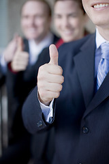 Image showing Business Thumbs-up