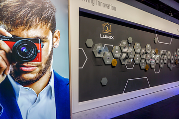 Image showing Lumix stand in the Photokina Exhibition