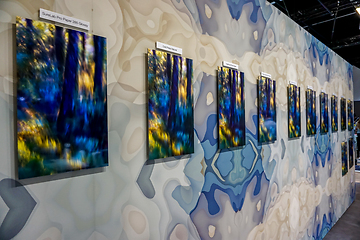 Image showing Photo paper samples in the Photokina Exhibition