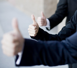 Image showing Business Thumbs-up