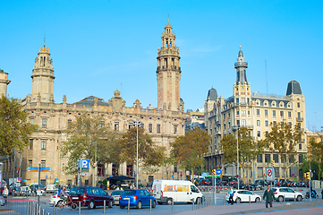 Image showing Central Post Office building Barcelona