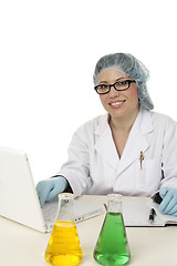 Image showing Smiling scientist researcher