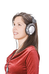 Image showing Listening to music
