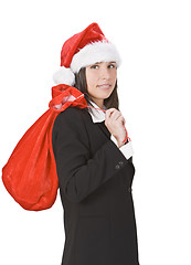 Image showing Christmas girl