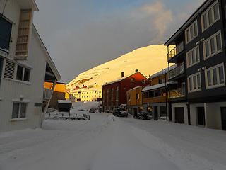 Image showing Honningsvag in Winter, Mageroya, Norway