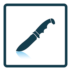 Image showing Hunting knife icon