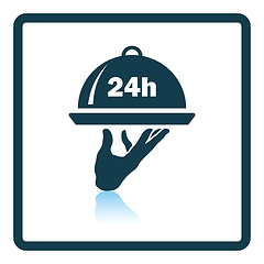 Image showing 24 hour room service icon