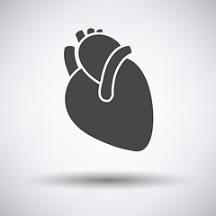 Image showing Human heart icon