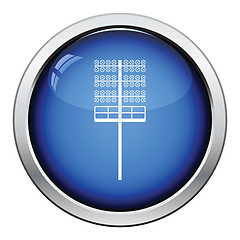 Image showing Icon of football  light mast