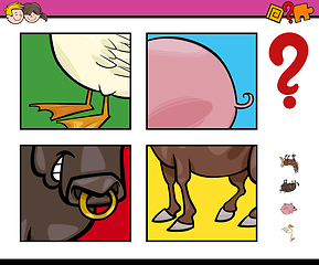 Image showing educational game with animals