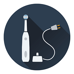 Image showing Electric toothbrush icon