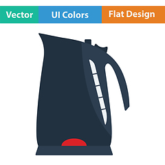 Image showing Kitchen electric kettle icon 