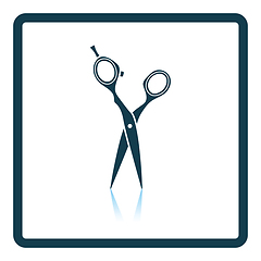 Image showing Hair scissors icon