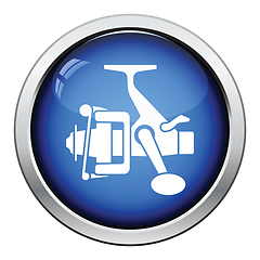 Image showing Icon of Fishing reel 