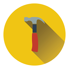 Image showing Icon of hammer
