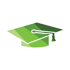 Image showing Graduation cap icon