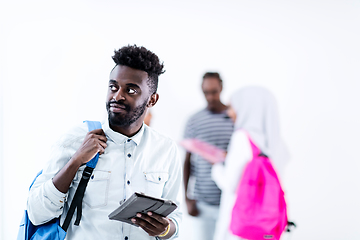 Image showing young  african student