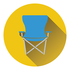 Image showing Icon of Fishing folding chair