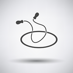 Image showing Jump rope and hoop icon 