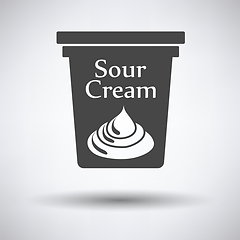 Image showing Sour cream icon