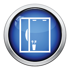 Image showing Bathroom mirror icon