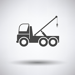 Image showing Car towing truck icon