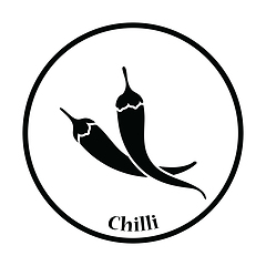 Image showing Chili pepper icon